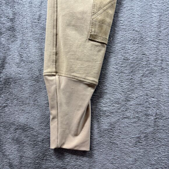 Equine Couture Women Sportif Schooling Breeches Riding Pants Tan Size 30 H285 - Picture 3 of 12